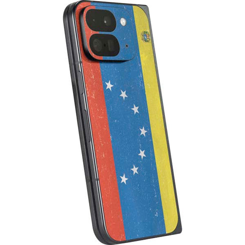 Venezuela Flag Distressed Google Pixel 9 Pro Fold Skin